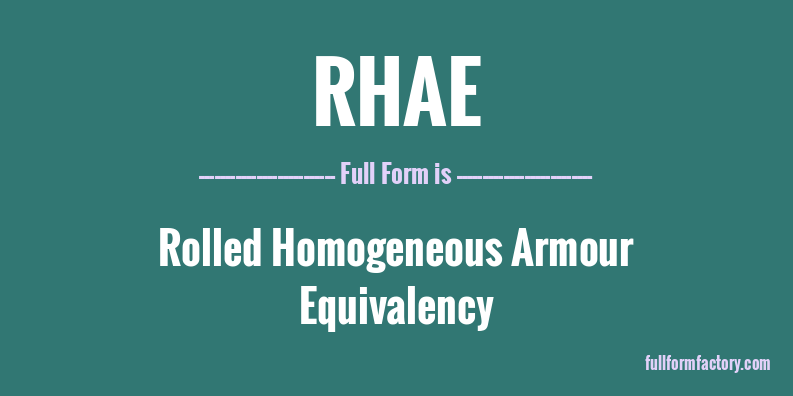 rhae-full-form