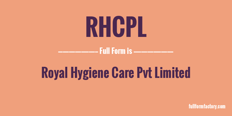 rhcpl-full-form