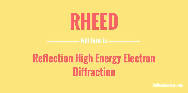 rheed-full-form