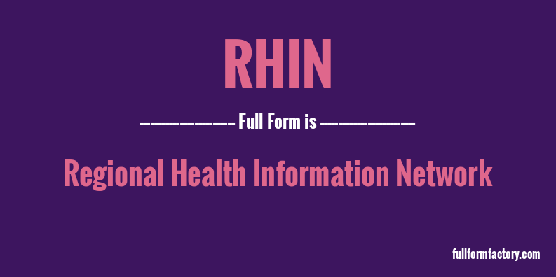 rhin-full-form
