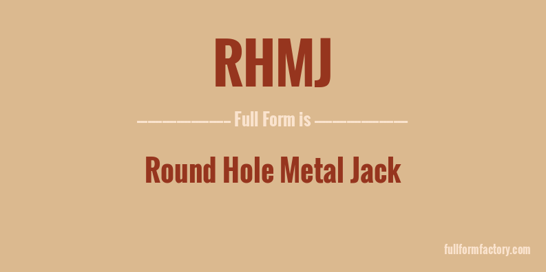 rhmj-full-form