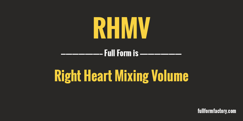 rhmv-full-form