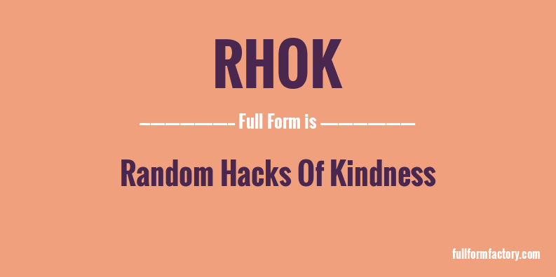 rhok-full-form