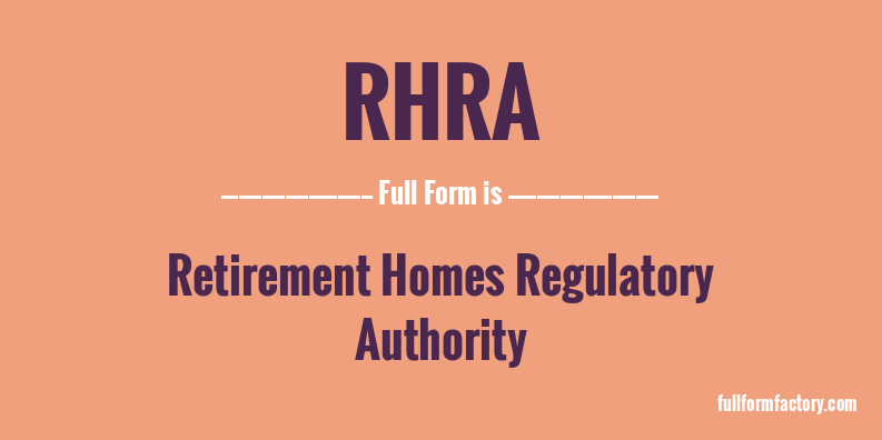 rhra-full-form