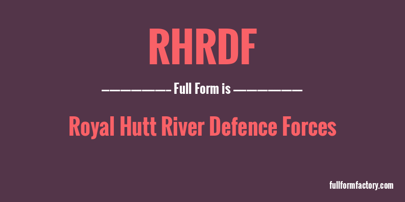 rhrdf-full-form