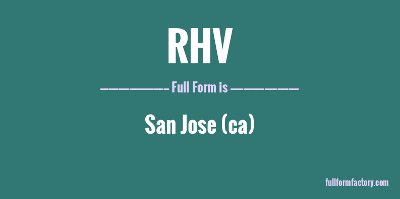 rhv-full-form