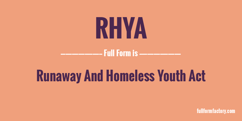 rhya-full-form