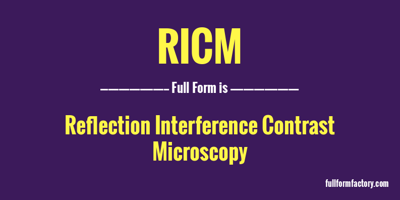 ricm-full-form