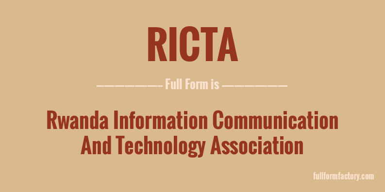 ricta-full-form