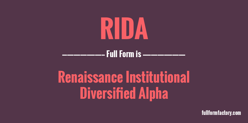rida-full-form