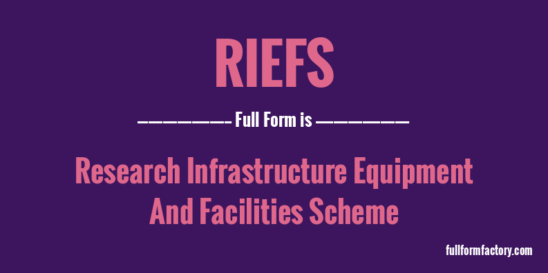 riefs-full-form