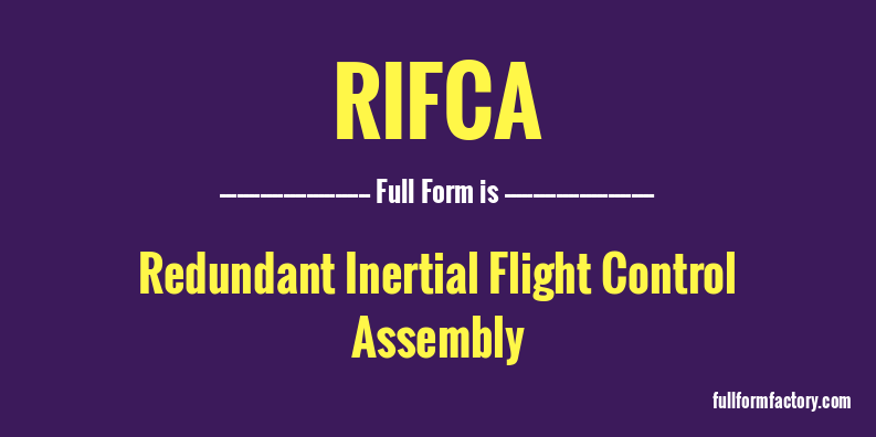rifca-full-form
