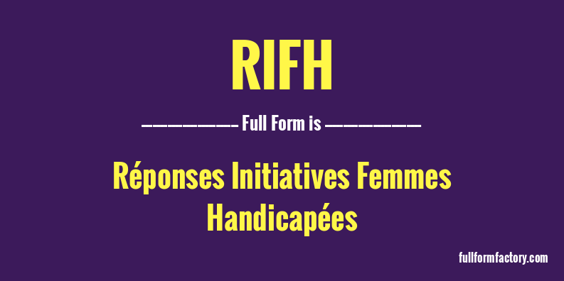 rifh-full-form