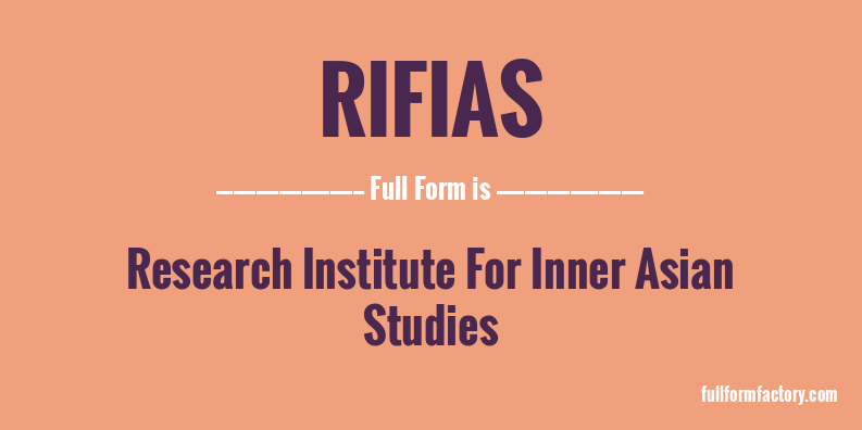 rifias-full-form