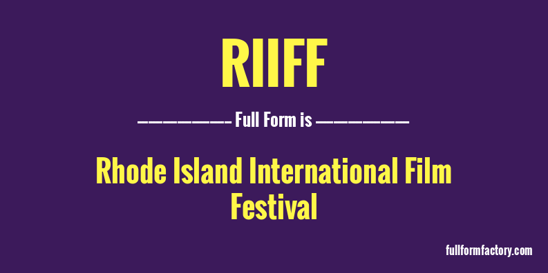 riiff-full-form