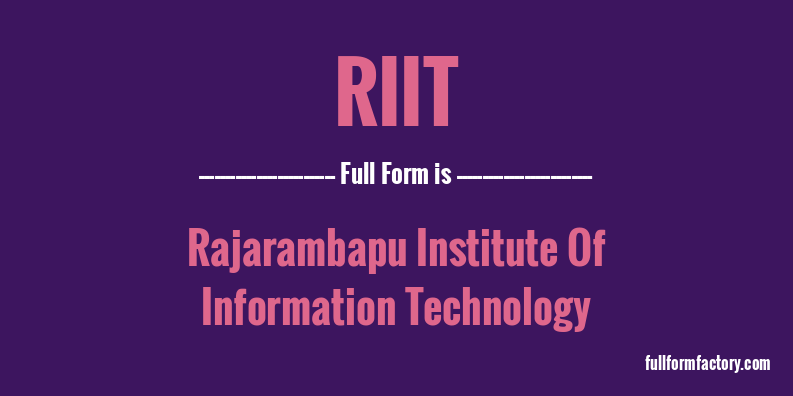riit-full-form