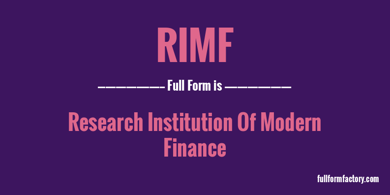 rimf-full-form