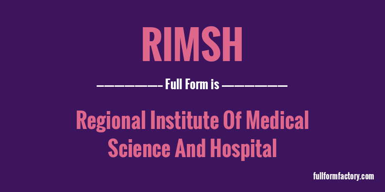 rimsh-full-form