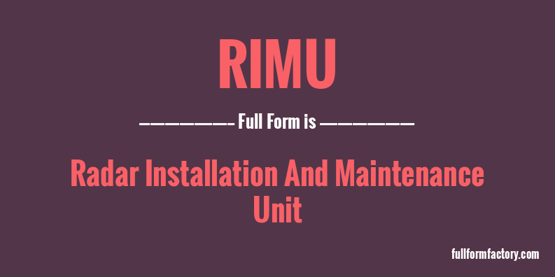 rimu-full-form