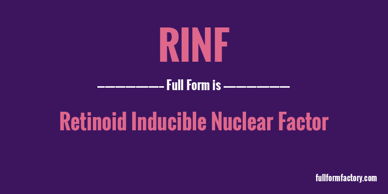 rinf-full-form