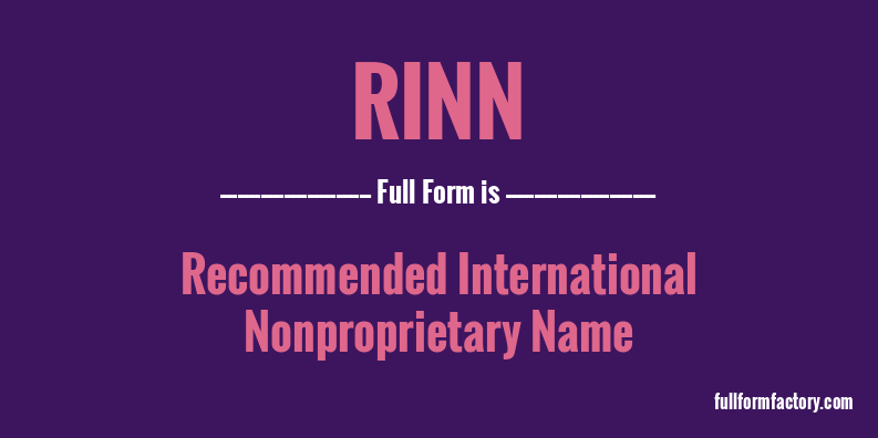 rinn-full-form