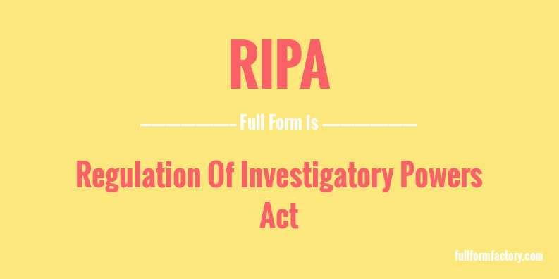 ripa-full-form