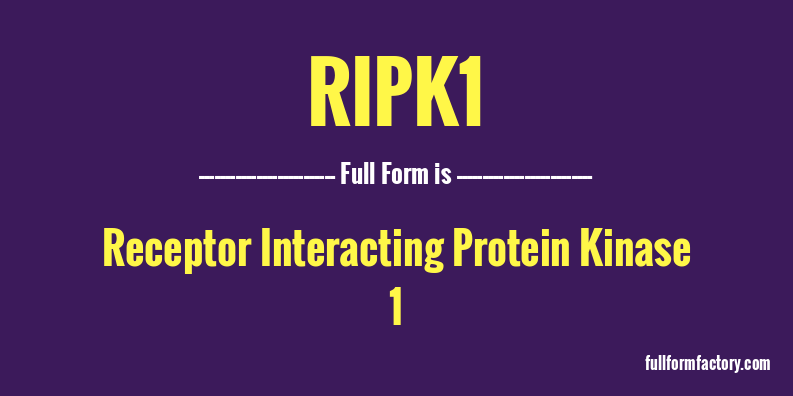 ripk1-full-form
