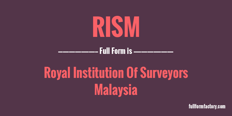rism-full-form
