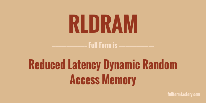 rldram-full-form