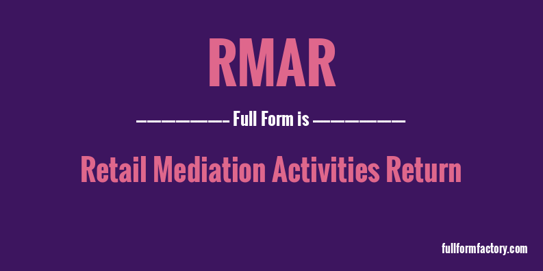 rmar-full-form