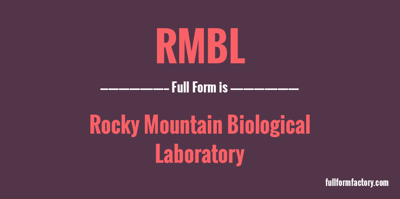 rmbl-full-form