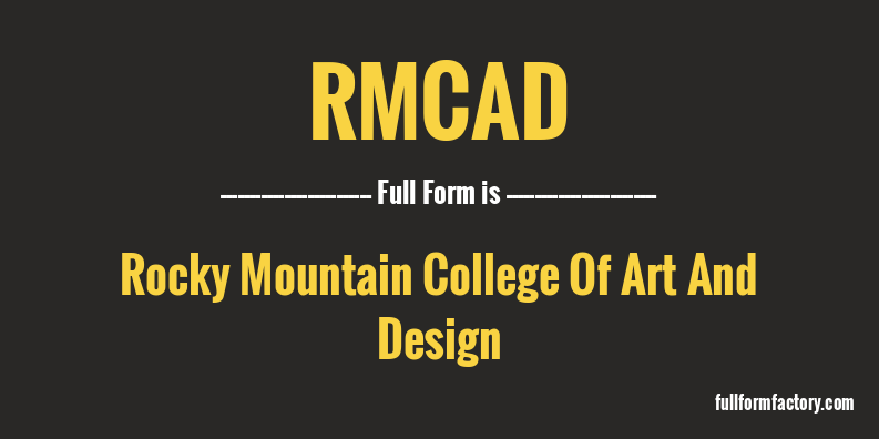 rmcad-full-form