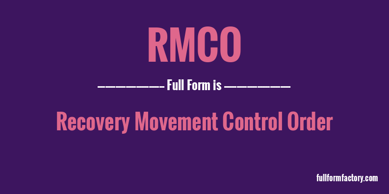 rmco-full-form