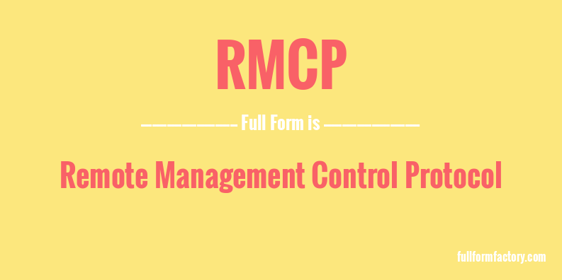 rmcp-full-form