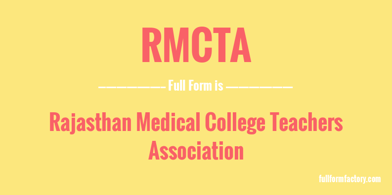 rmcta-full-form