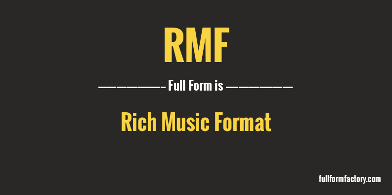 rmf-full-form