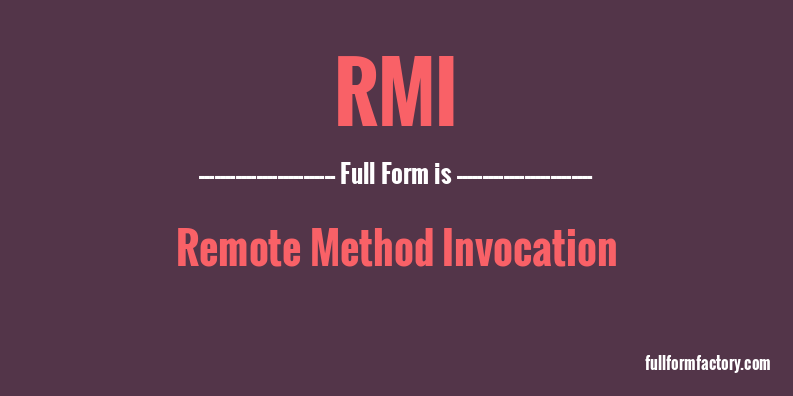 rmi-full-form