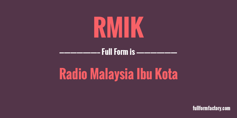 rmik-full-form