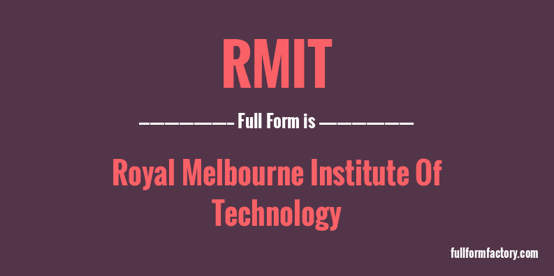 rmit-full-form