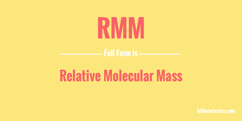 rmm-full-form