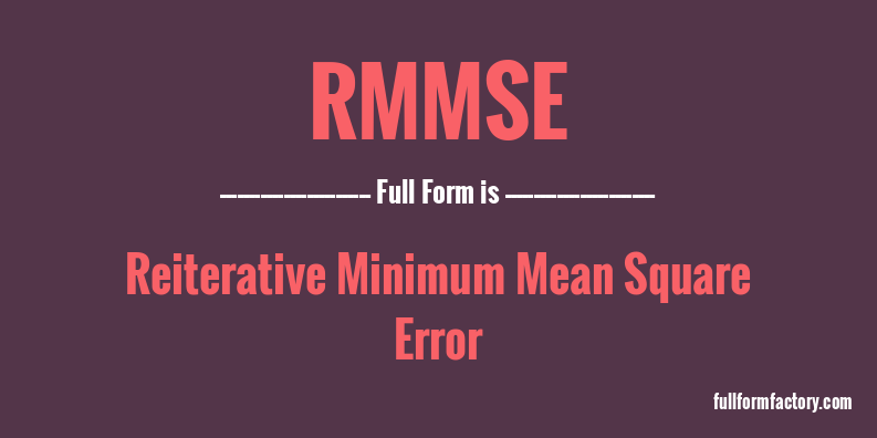 rmmse-full-form