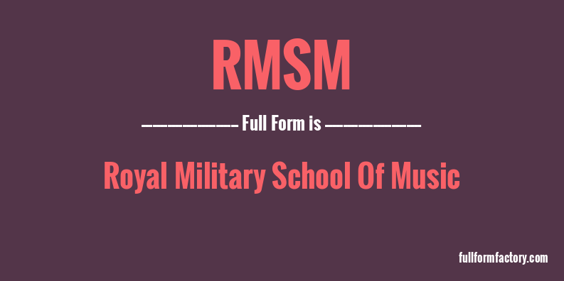 rmsm-full-form