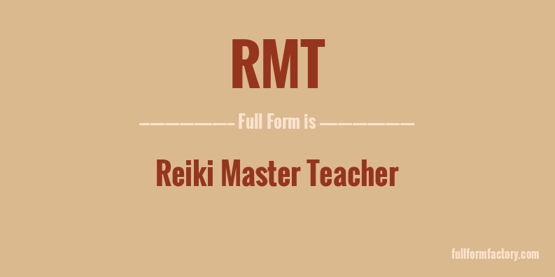 rmt-full-form