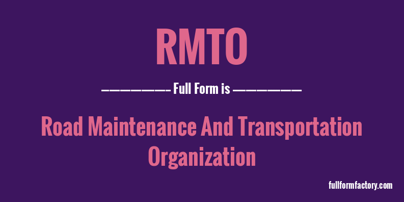 rmto-full-form