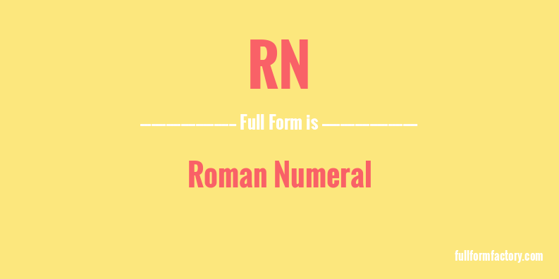 rn-full-form