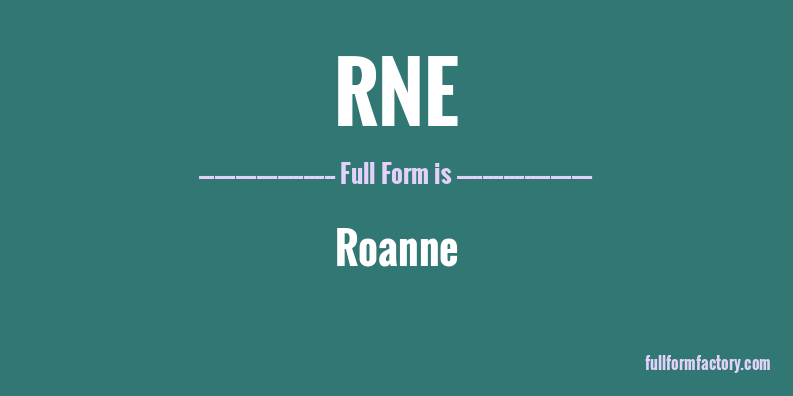 rne-full-form