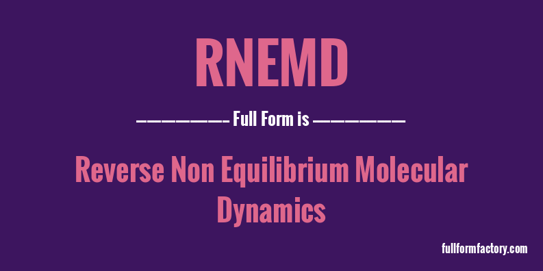 rnemd-full-form