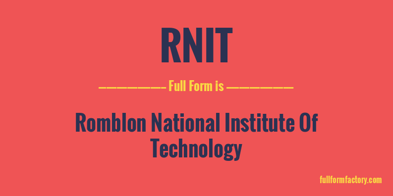 rnit-full-form