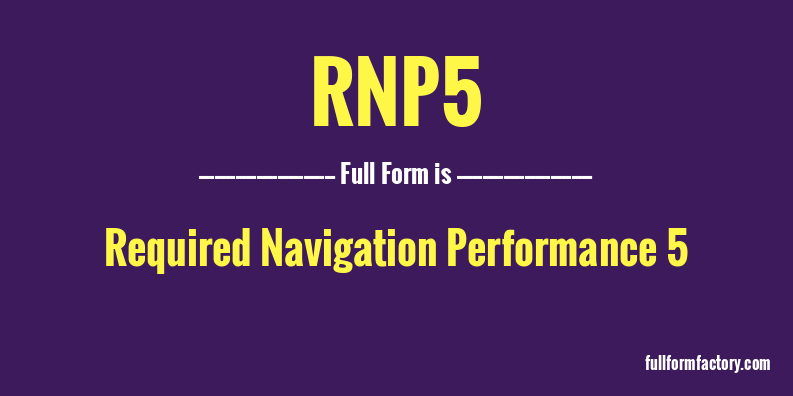 rnp5-full-form
