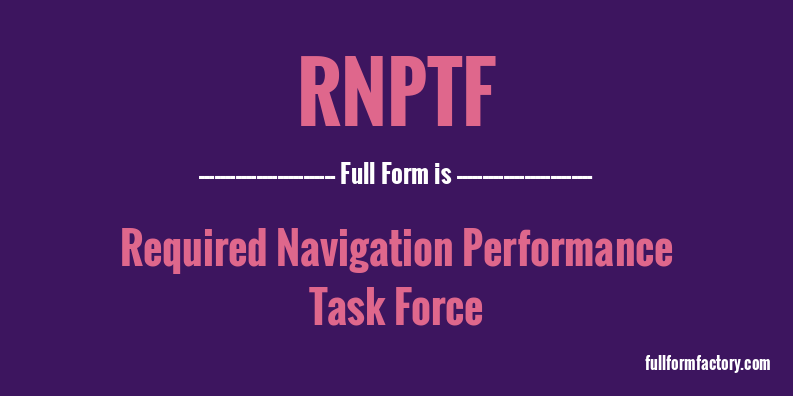 rnptf-full-form